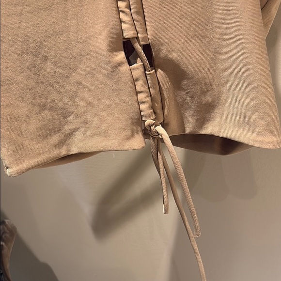 Lux Tan Halter Tank Top - Picture 3 of 4